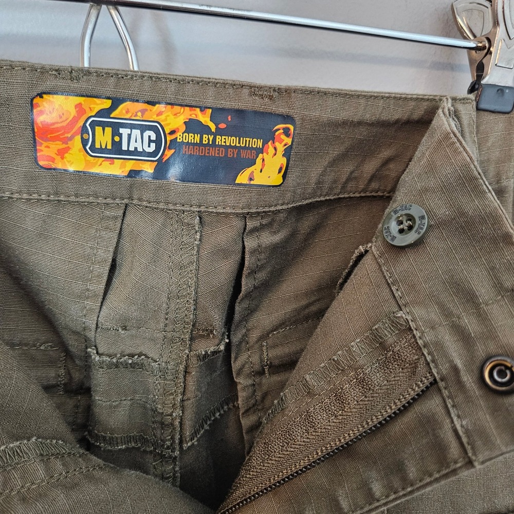 M-Tac Mens Tactical Cargo Pants Olive Green Ripstop Multi-Pocket 38x28 Combat - Picture 6 of 7